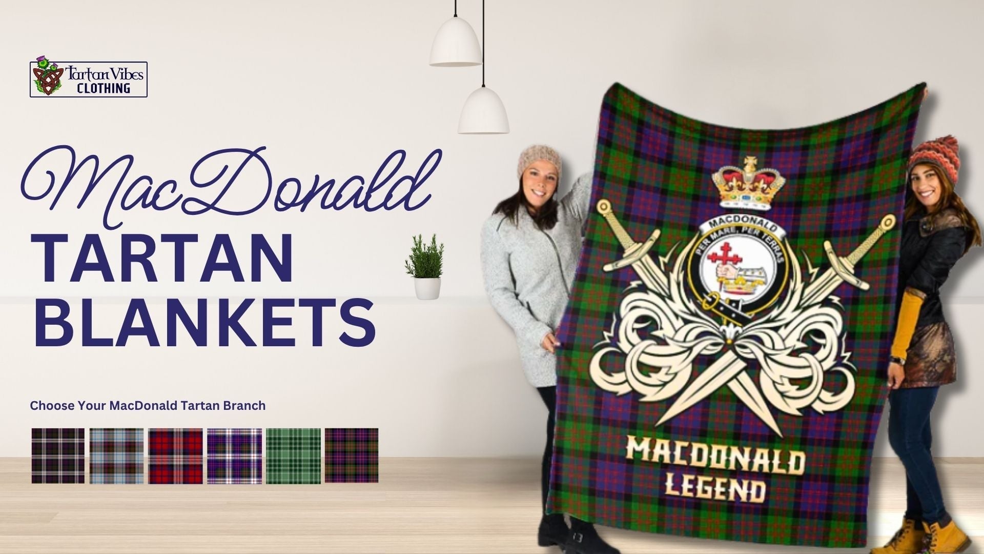 MacDonald Tartan Blankets