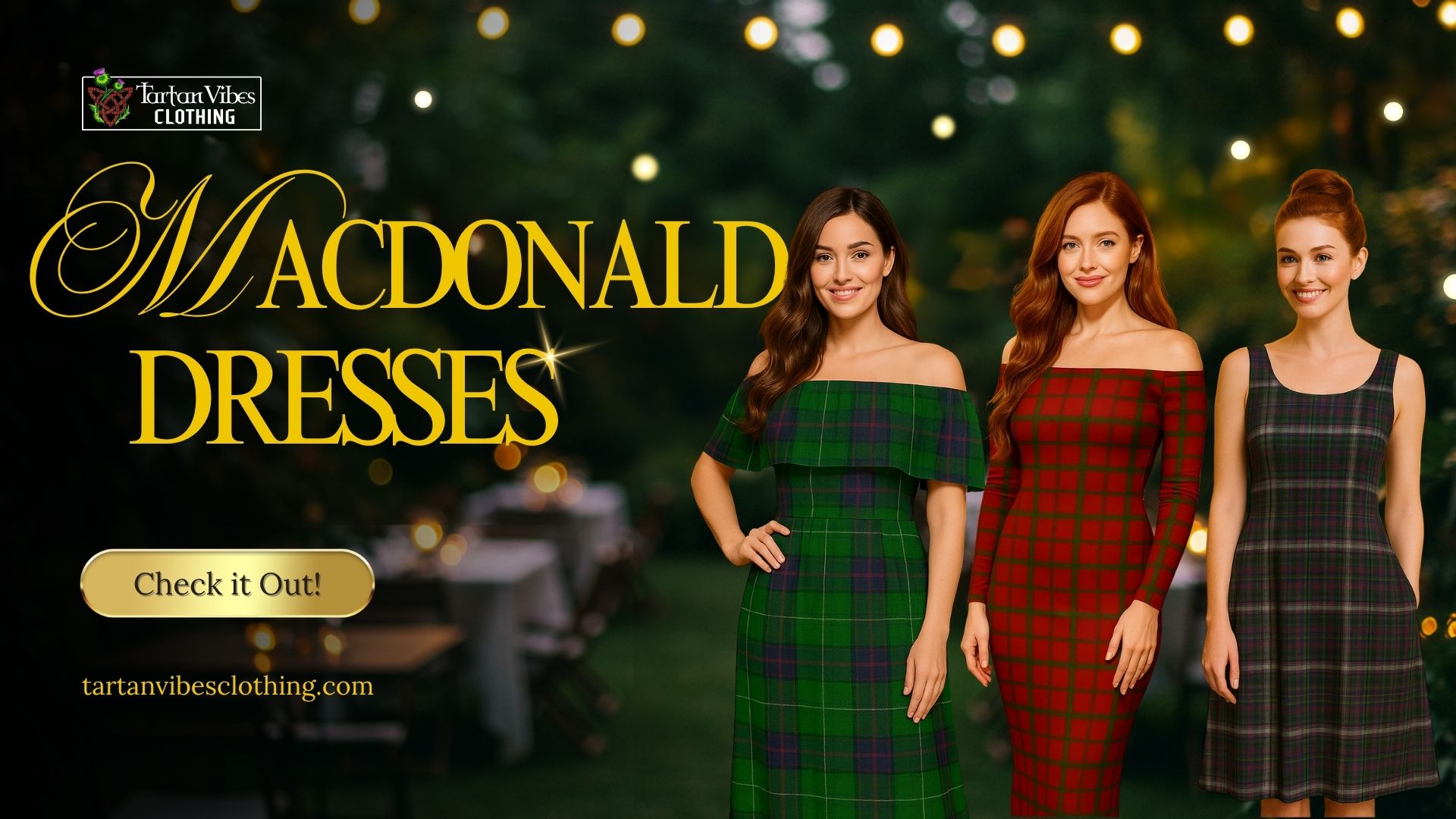 MacDonald Tartan Women’s Dresses