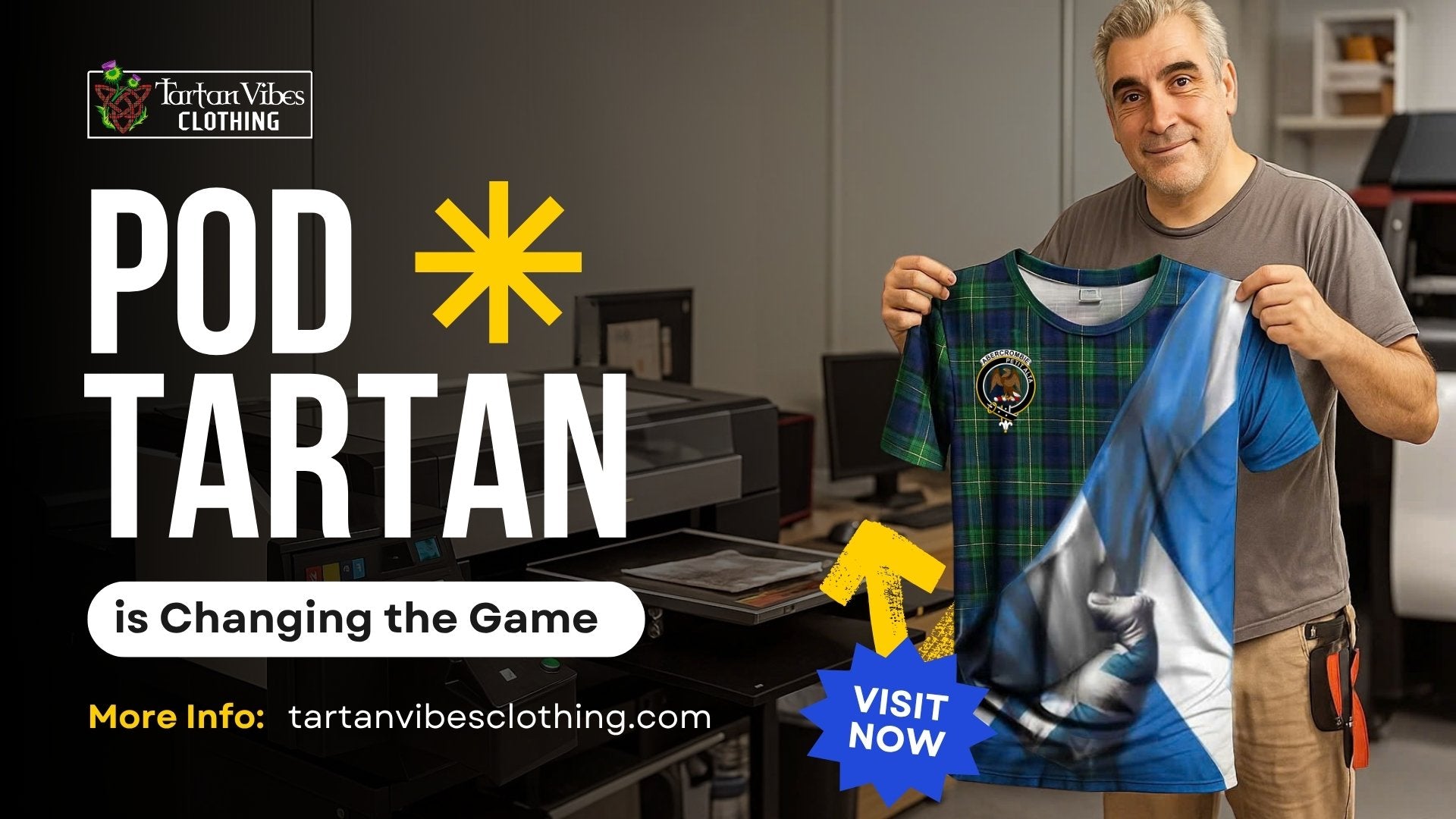 Print-on-Demand Tartan Fashion