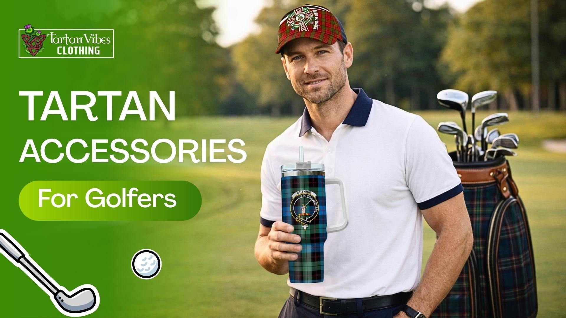 Tartan Accessories for Golfer