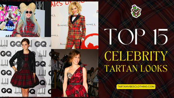 Discover how celebrities like Rihanna, Emma Watson, and Sarah Jessica Parker rock authentic Scottish tartan