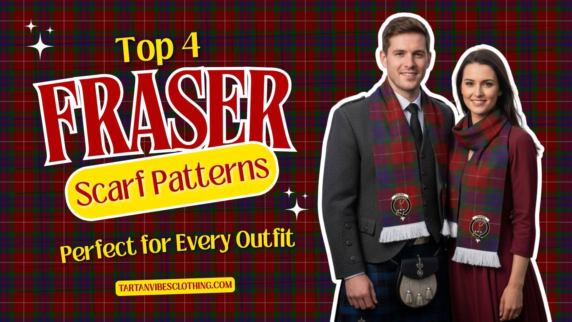 Fraser Tartan Scarf Pattern