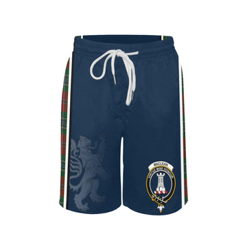 MacLean (McLean) Tartan Kid's Shorts with Family Crest and Lion Rampant Vibes Sport Style