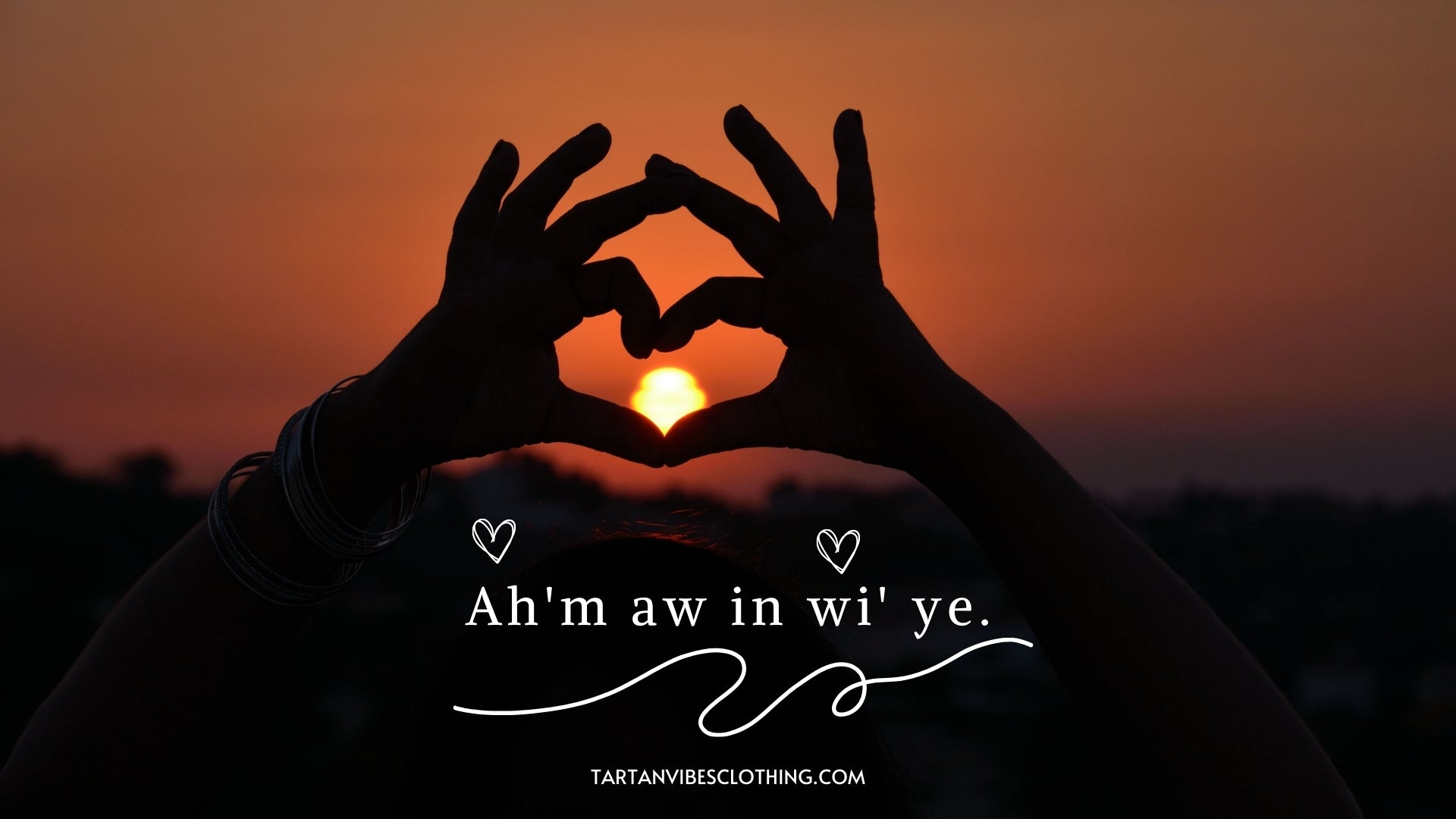 Ah'm aw in wi' ye - how to say i love you in irish