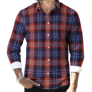 American Bi-Centennial Tartan Long Sleeve Button Shirts