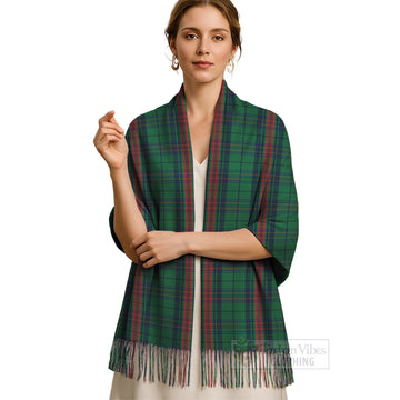 Bowen Tartan Tassel Scarf Tassel Scarf One Size 200cm x 70cm (78.7in x 27.6in) - Tartan Vibes Clothing