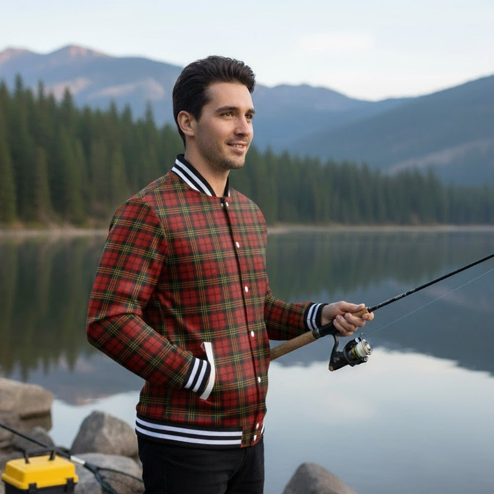 Brodie Tartan Baseball Jacket