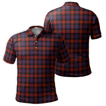 Brown Tartan Mens Polo Shirt Kid - Tartan Vibes Clothing