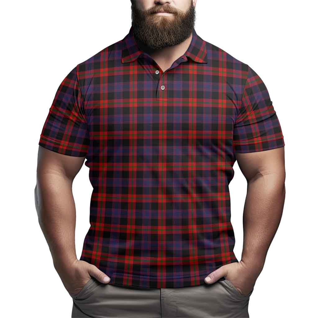 Brown Tartan Mens Polo Shirt - Tartan Vibes Clothing
