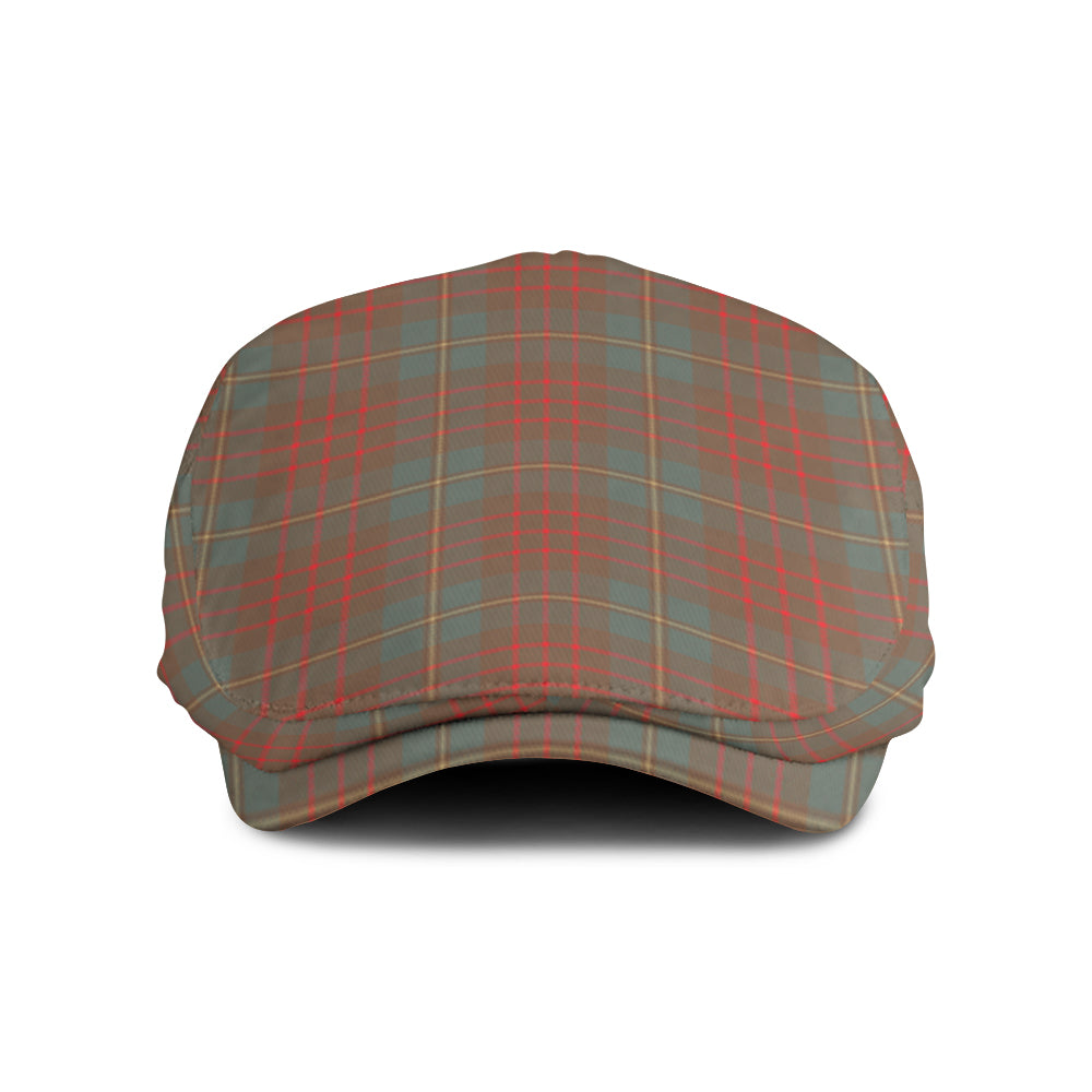 Cameron Hunting Weathered Tartan Jeff Cap, Tartan Flat Cap