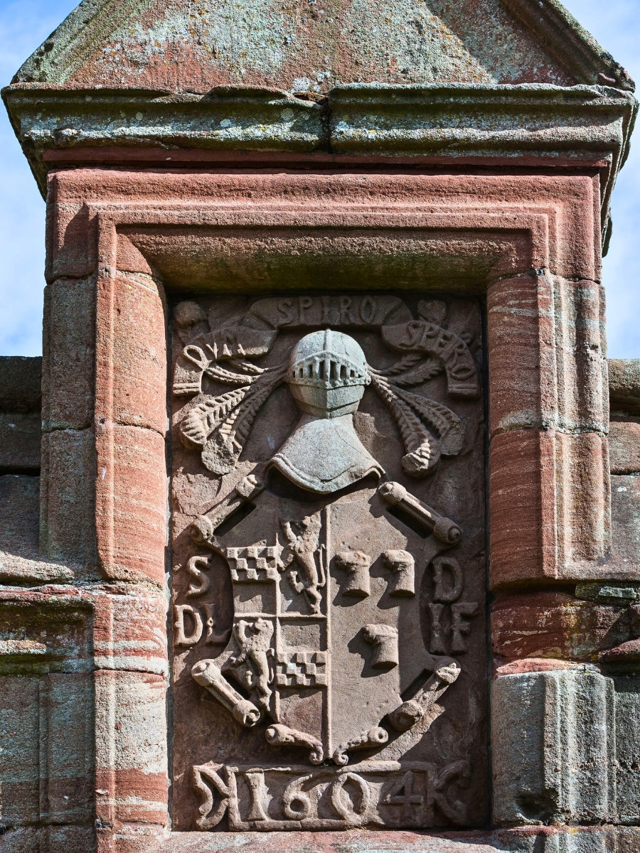 Clan Lindsay Coat of Arms at Edzell Castle