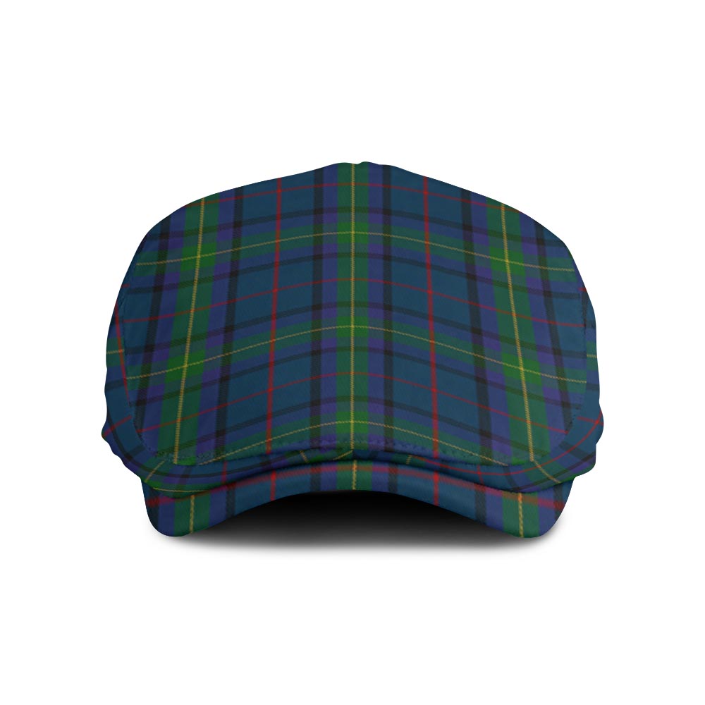 Cowie Tartan Jeff Cap, Tartan Flat Cap Jeff Hat - Tartan Vibes Clothing