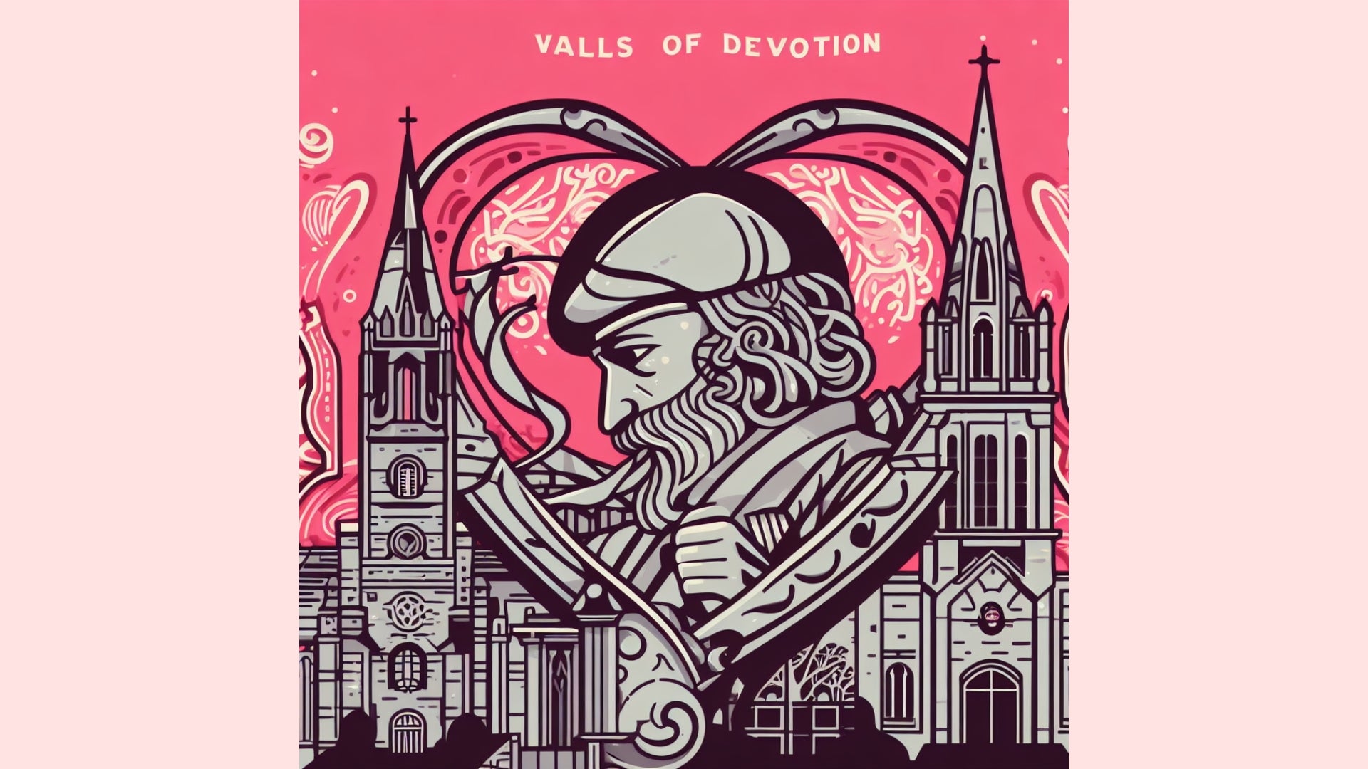 Derry's Walls of Devotion Valentine Card