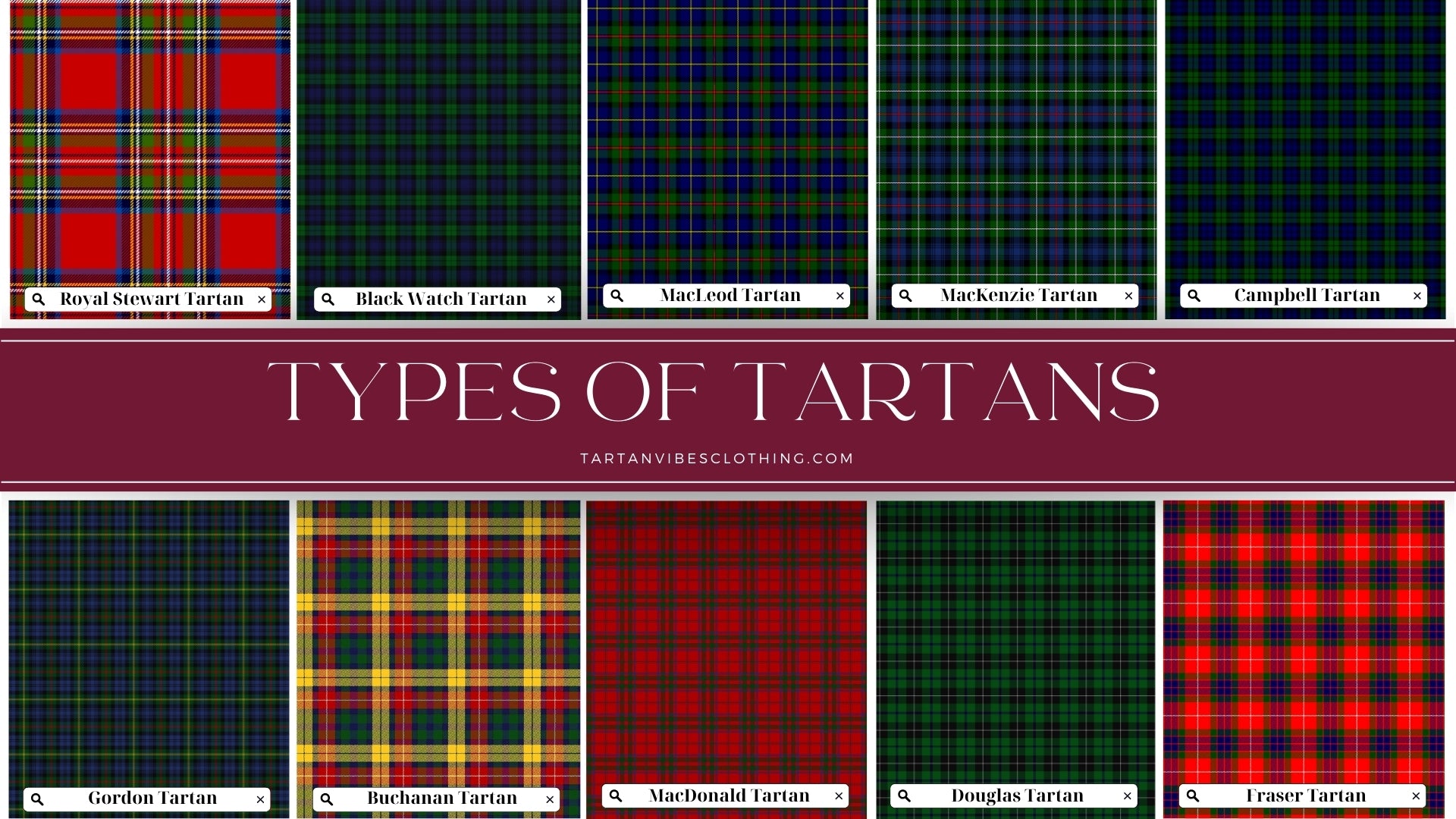 Types of Tartans