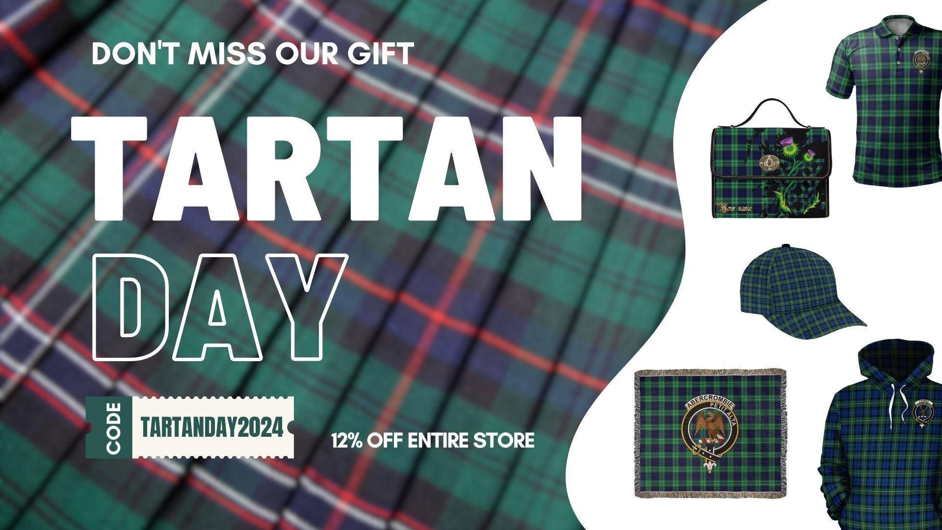 Discount for Tartan Day 2024