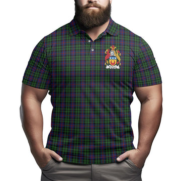 Durham Tartan Polo Shirt with Coat of Arms