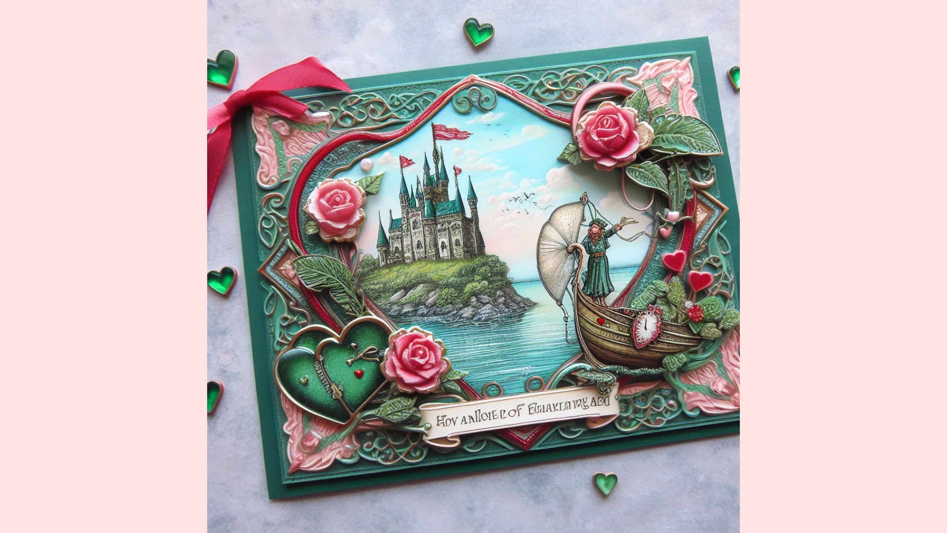 Emerald Isle Dreams Valentine Card