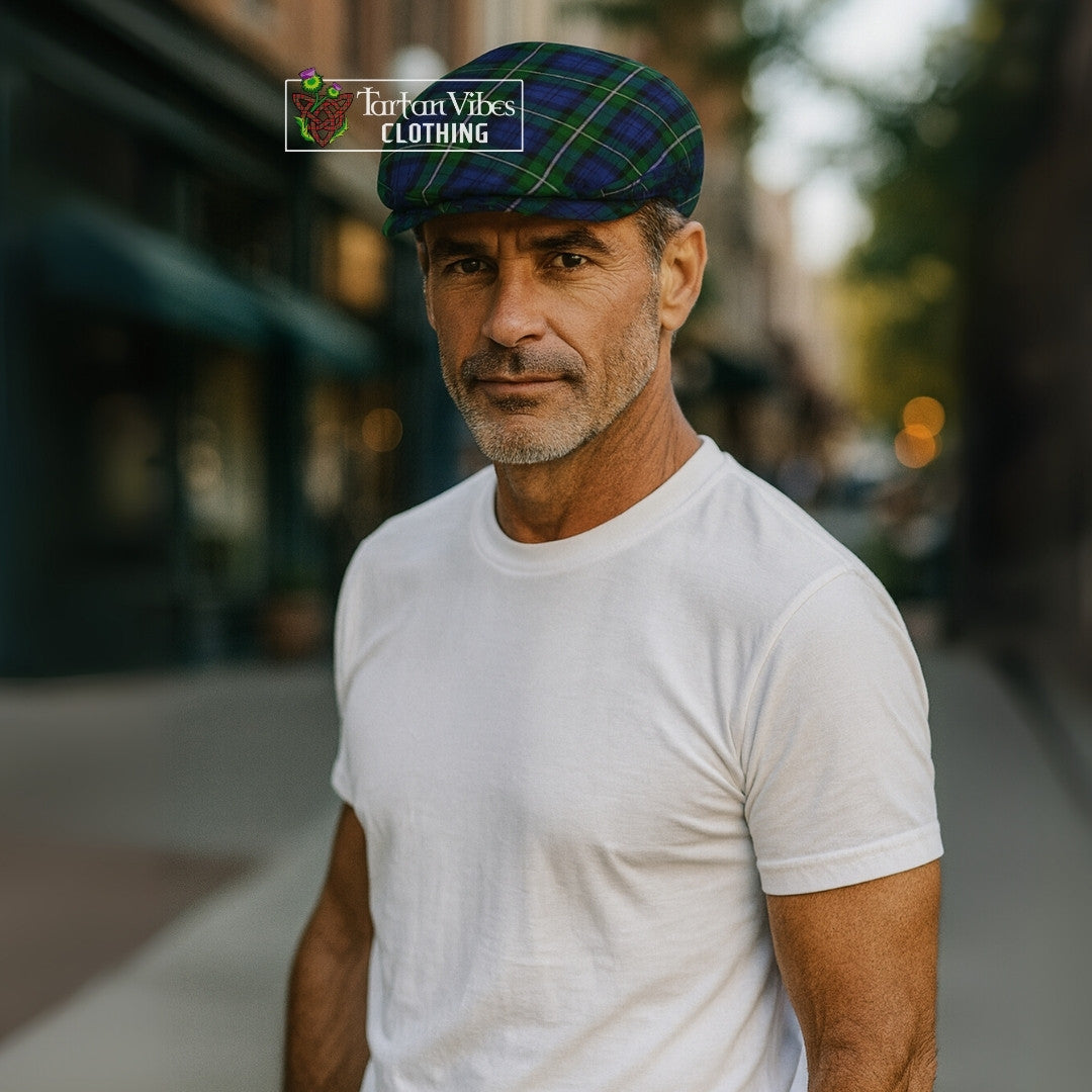 Clan Forbes Tartan Jeff Cap, Tartan Flat Cap