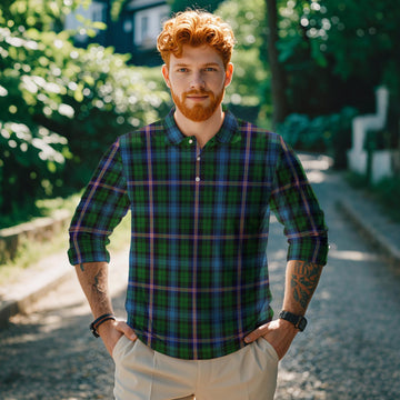 Gemmell Tartan Long Sleeve Polo Shirt