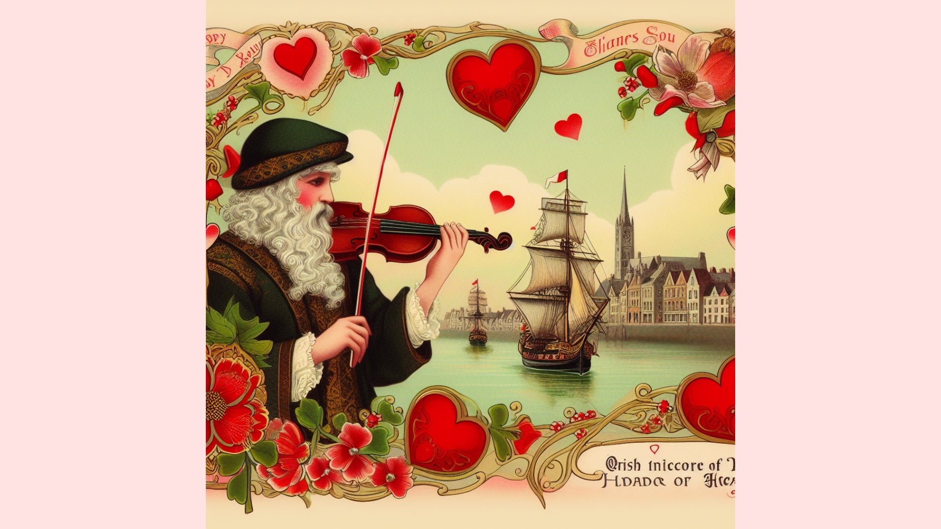 Harbor of Hearts Valentine Card