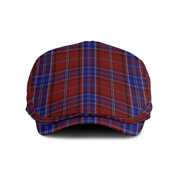Hudson Tartan Jeff Cap, Tartan Flat Cap Jeff Hat - Tartan Vibes Clothing