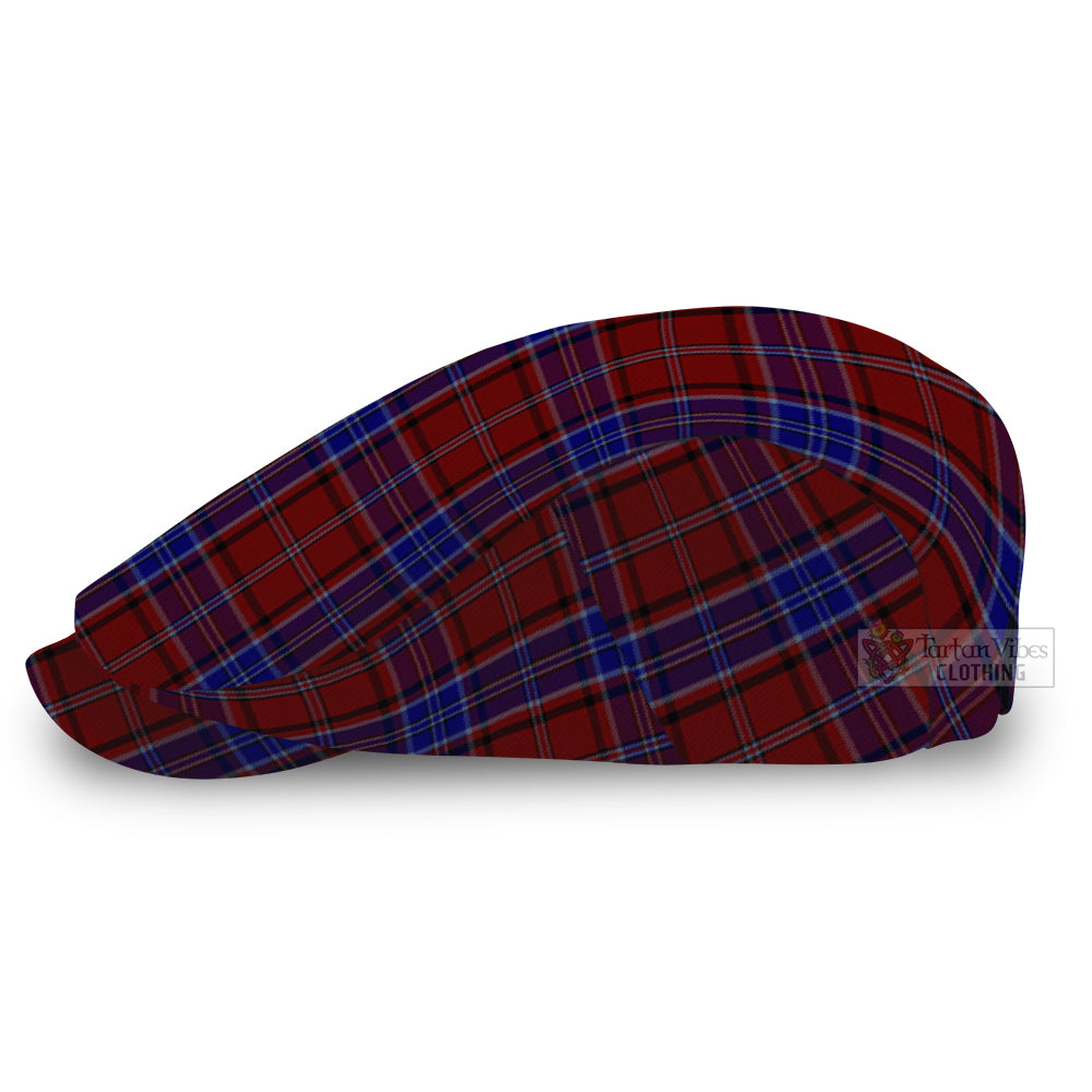 Hudson Tartan Jeff Cap, Tartan Flat Cap - Tartan Vibes Clothing