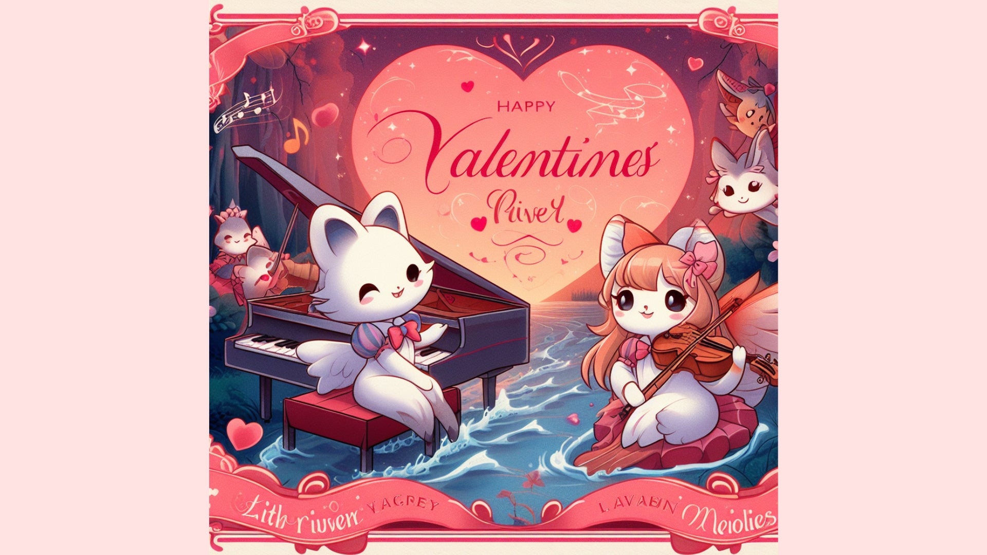 Lagan River Melodies valentine card