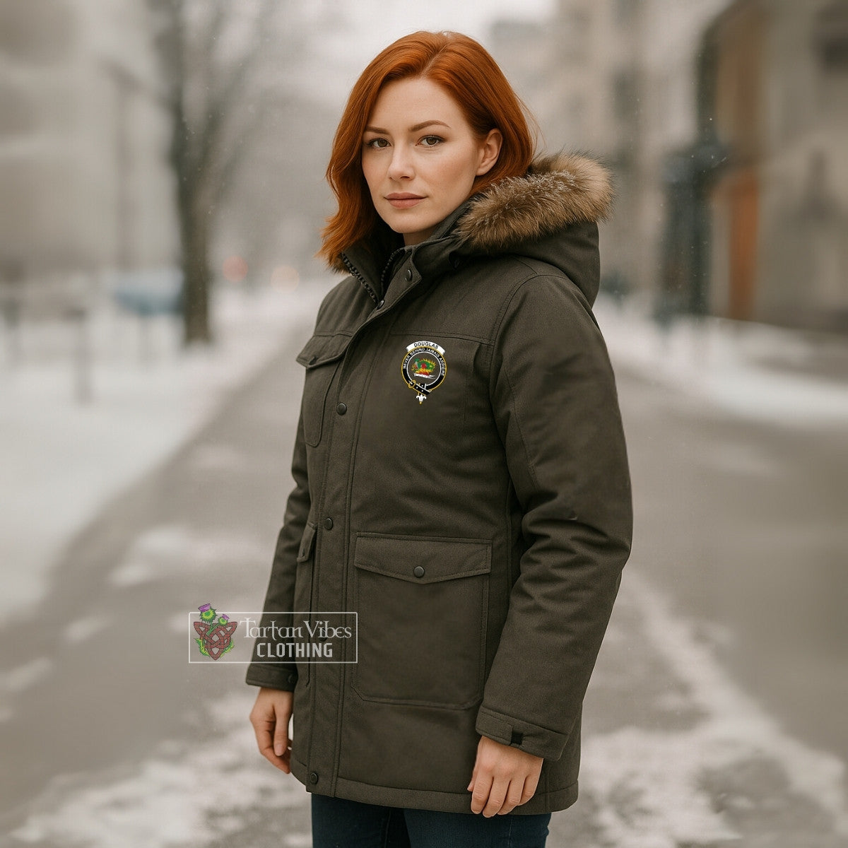 MacDougall Crest Parka Jacket Lion Rampant Alba Gu Brath