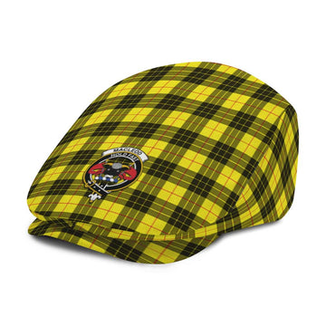 MacLeod (McLeod) Family Crest Tartan Jeff Cap, Tartan Flat Cap