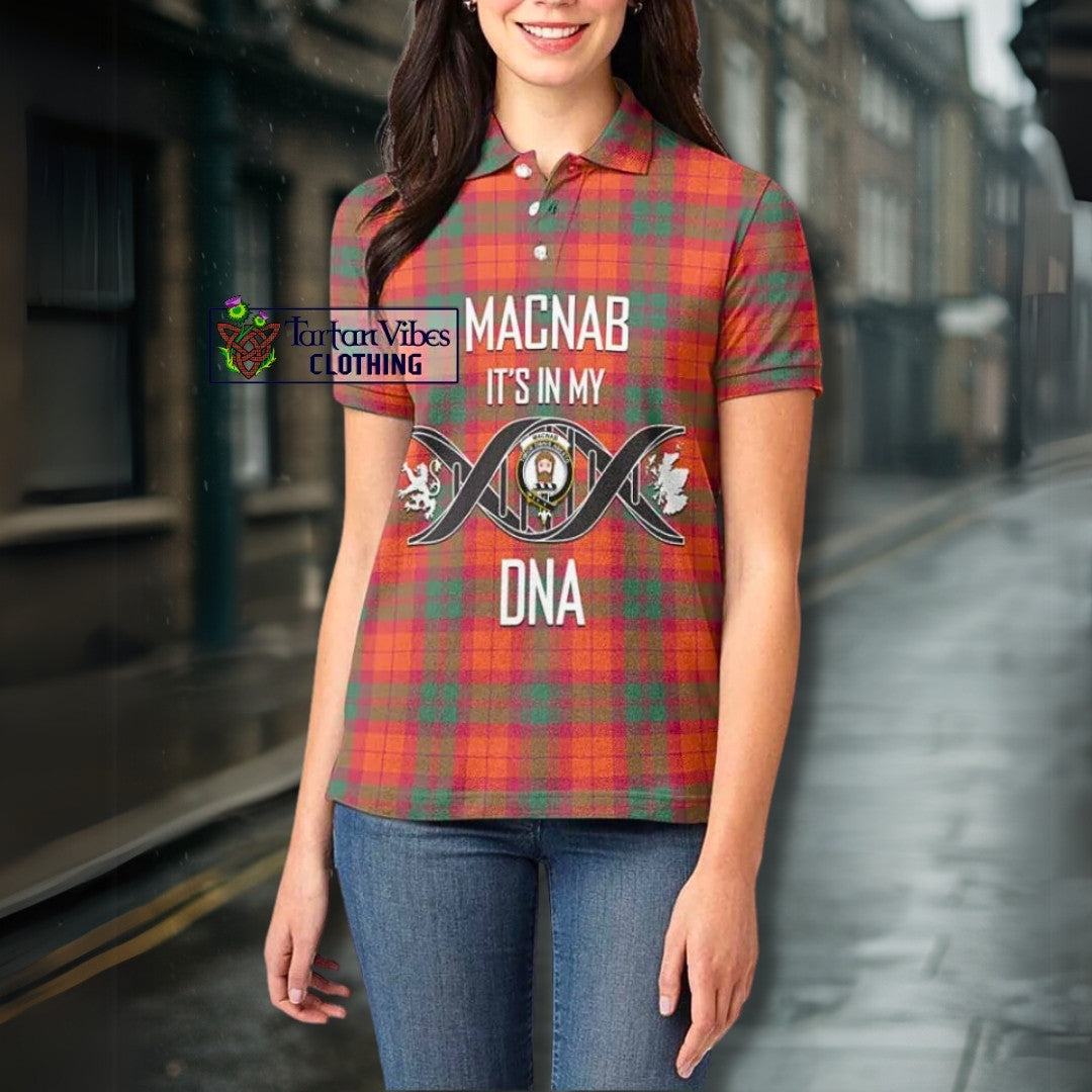 MacNab Ancient Tartan Women's Polo Shirt DNA In Me