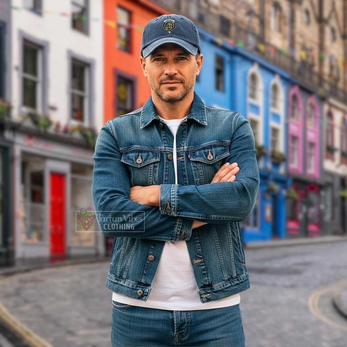 Mackenzie (Mckenzie) Family Crest Denim Classic Cap