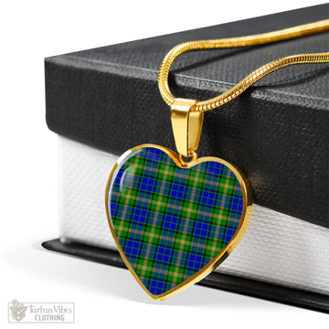 Maitland Tartan Heart Necklace