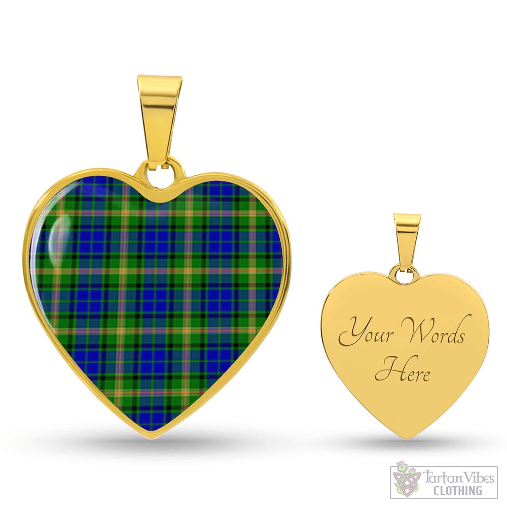 Maitland Tartan Heart Necklace Luxury Necklace (Gold) Yes - Tartan Vibes Clothing