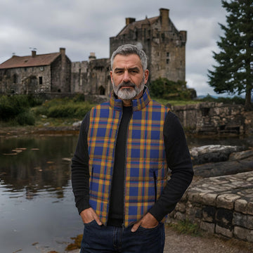 McCann Tartan Sleeveless Puffer Jacket