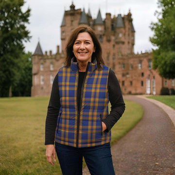 McCann Tartan Sleeveless Puffer Jacket