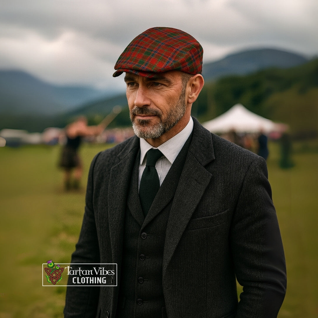 Munro (Monroe) Tartan Jeff Cap, Tartan Flat Cap