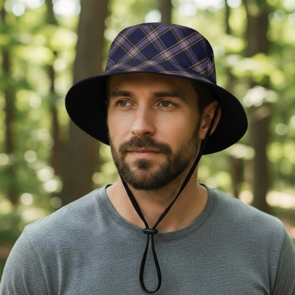 Nunavut Territory Canada Tartan Fishing Hat