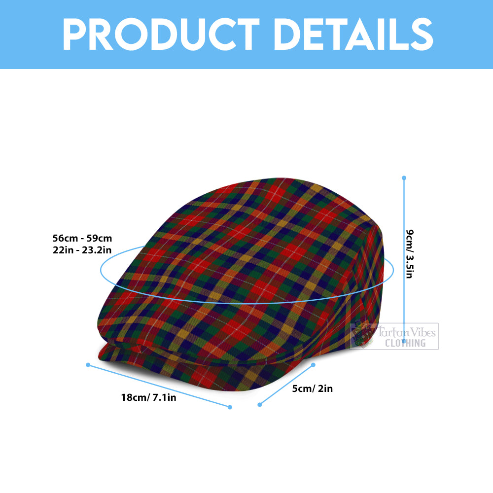 Rainey Tartan Jeff Cap, Tartan Flat Cap - Tartan Vibes Clothing