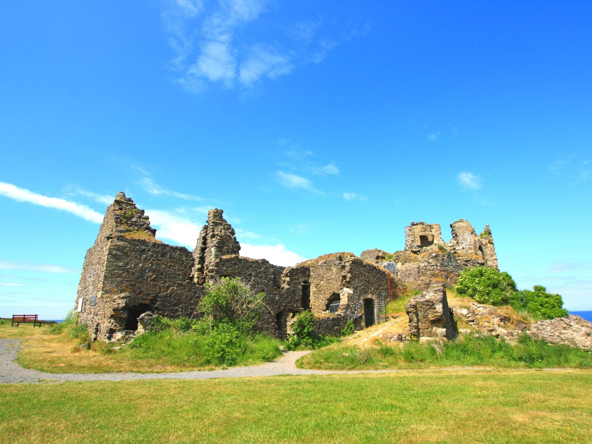 Ruins of Dunure Castle, Ayrshire, Scotland