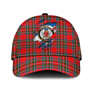 (Customer's Request) Stewart (Stuart) Tartan Classic Cap with Smith Family Crest In Me Style