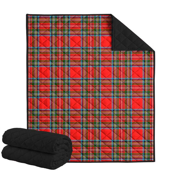 Stewart (Stuart) Tartan Quilt Super King Quilt 91" x 110" - Tartan Vibes Clothing