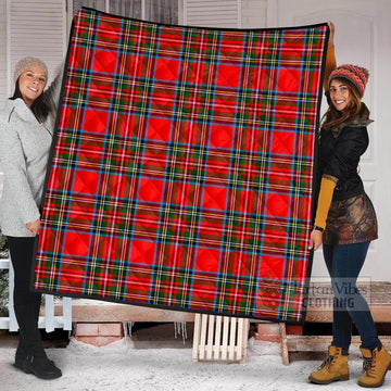 Stewart (Stuart) Tartan Quilt