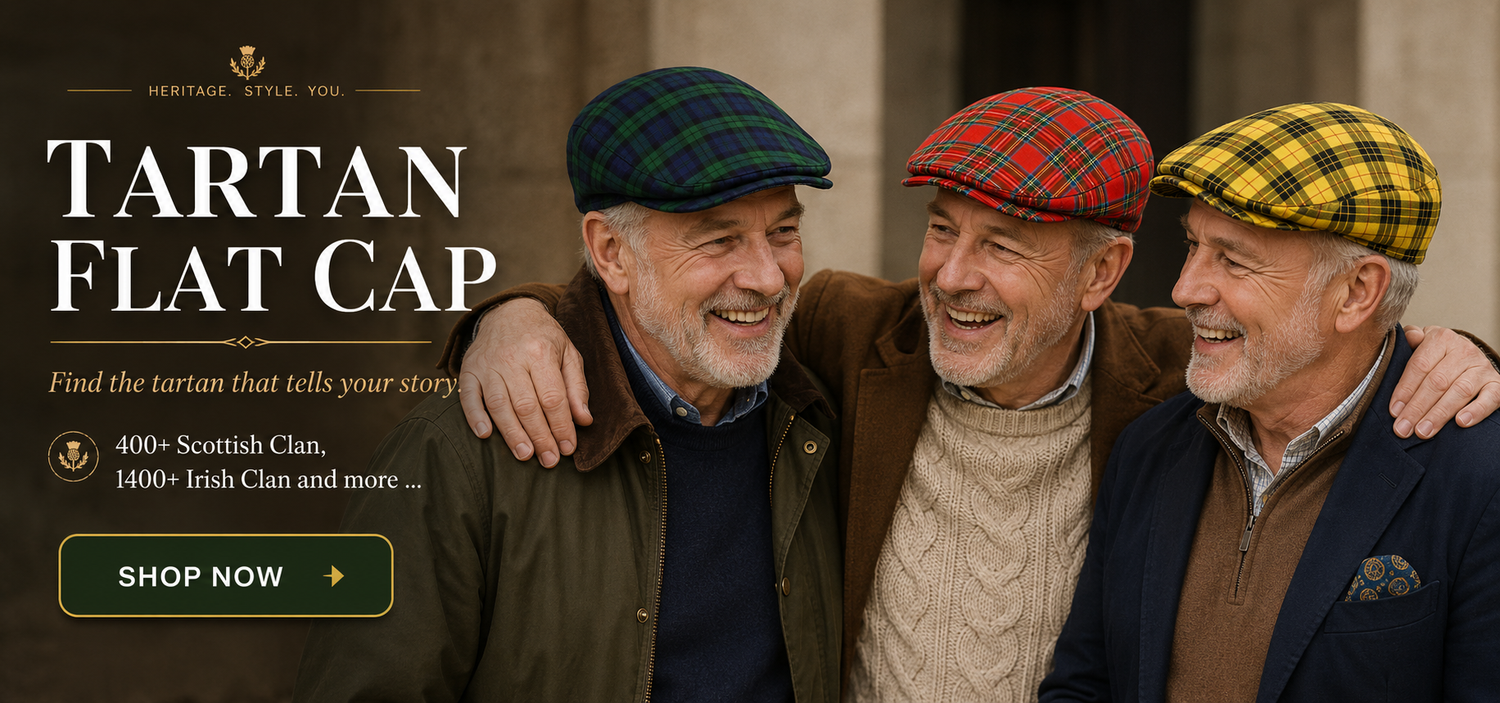 Tartan Flat Cap - Tartanvibesclothing