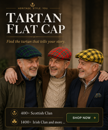 Tartan Flat Cap - Tartanvibesclothing