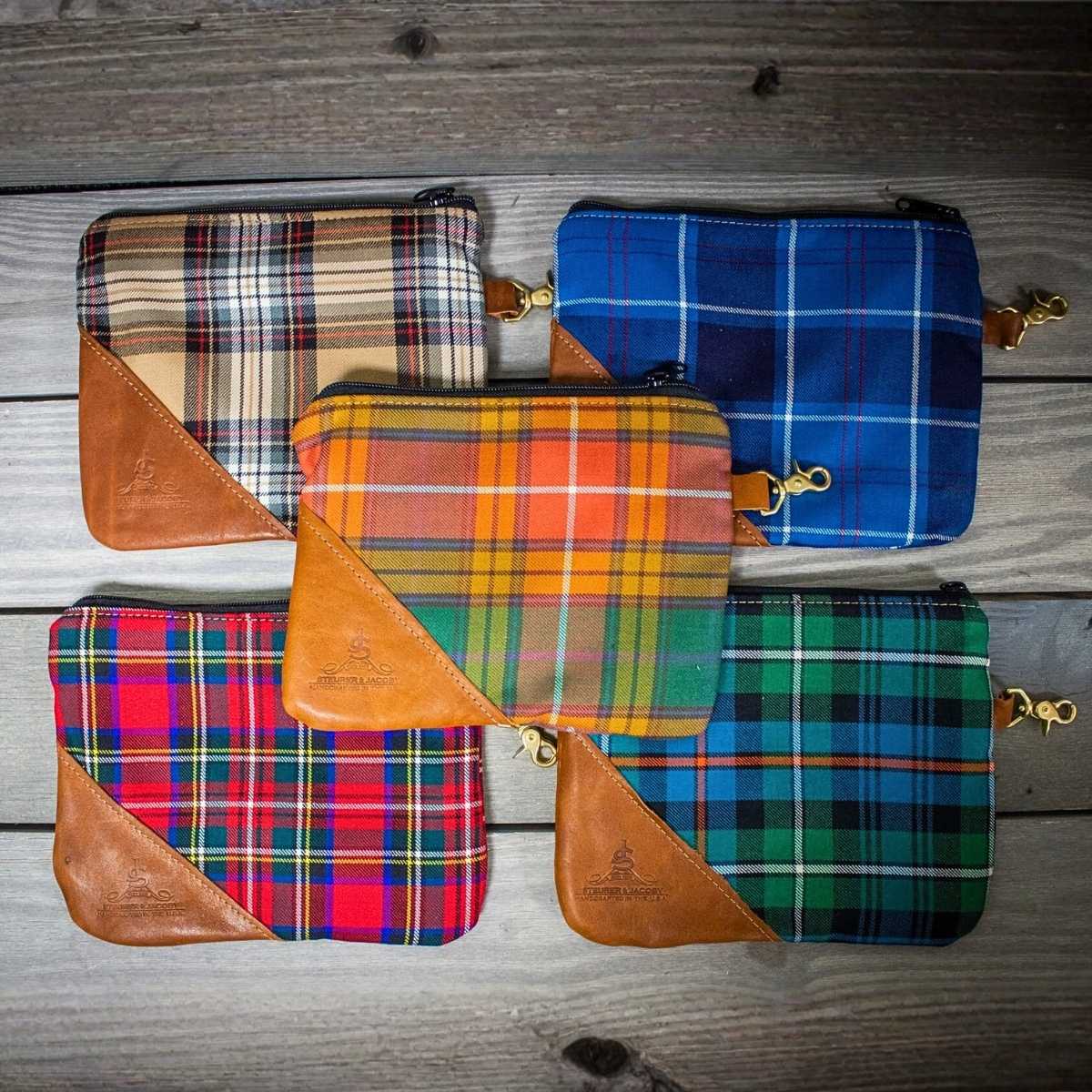 Tartan Valuables Bags