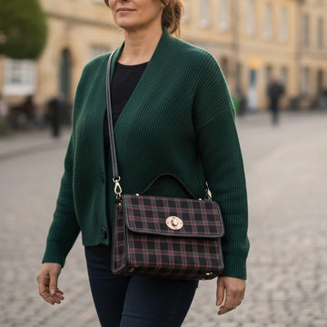 Tartan Women Canvas Bag