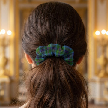 Tartan Women Hair Scrunchie 
