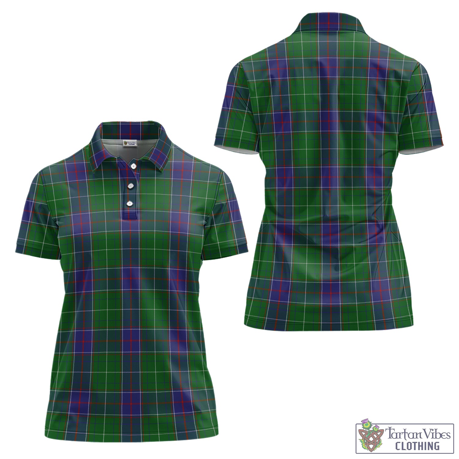 Tennessee State Tartan Women's Polo Shirt Women - Tartan Vibes Clothing