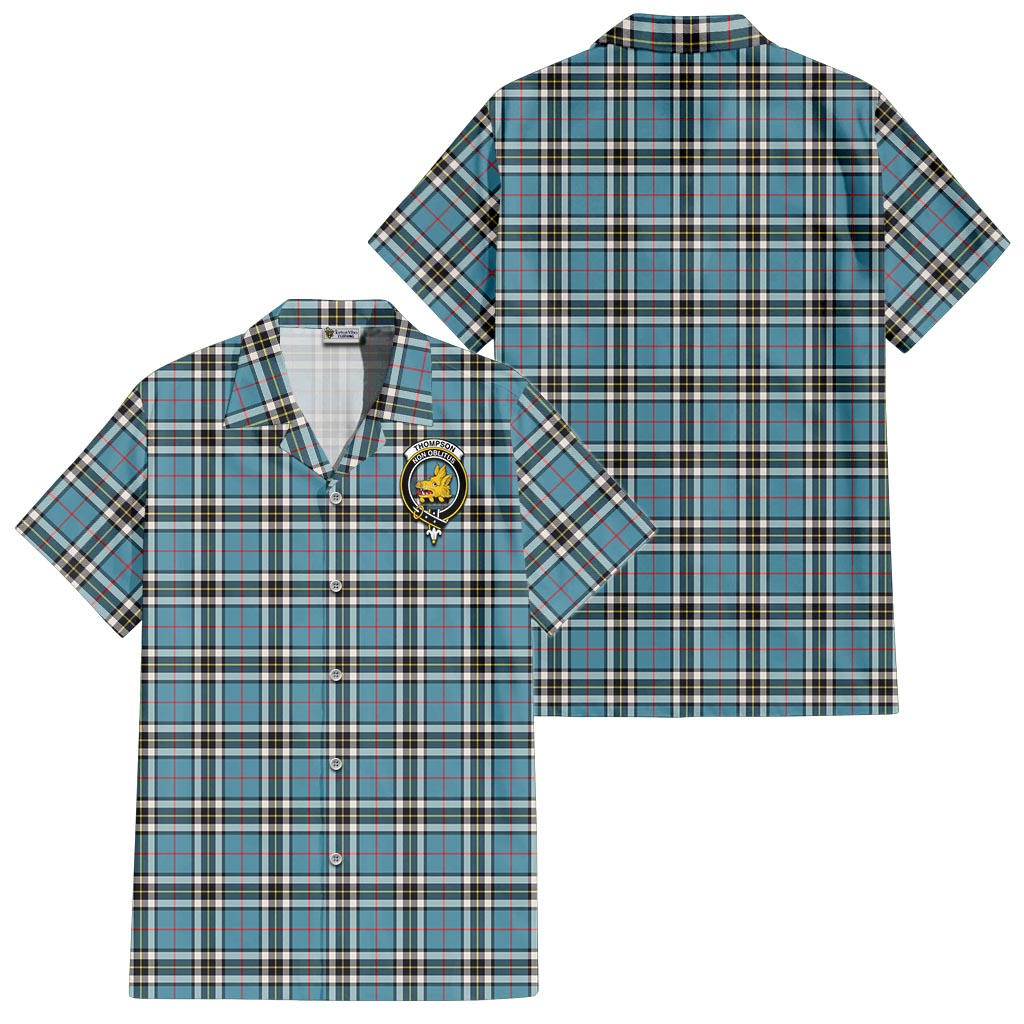 Thompson (Thomson) Tartan Hawaiian Shirt with Family Crest Kid - Tartan Vibes Clothing
