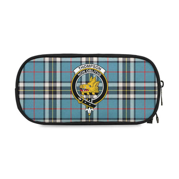 Thompson (Thomson) Tartan Pen and Pencil Case with Family Crest One Size 4.13*8.74 inch - Tartan Vibes Clothing